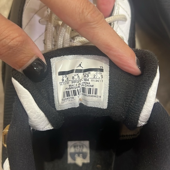 Air Jordan 12 Retro Low Taxi 2011 Shoes sz 9.5 - Picture 15 of 15